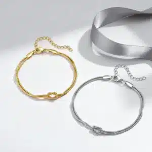 Bracelets couple nœud d'amour 4