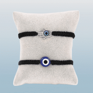 Bracelet couple œil bleu porte bonheur