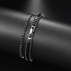 Bracelet couple noir