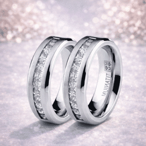 Bague couple argent male femelle