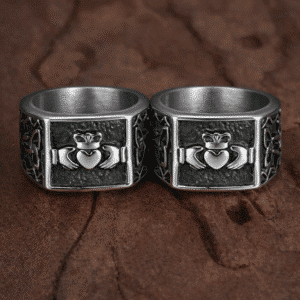 Bague couple couronne