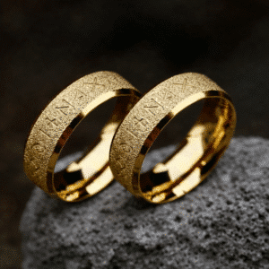 Bague de promesse celtique couple