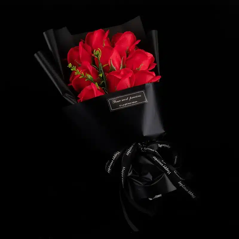 Bouquet 9 roses éternelles