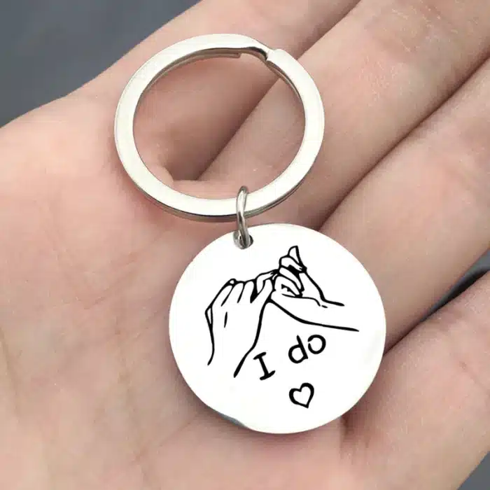 Porte-clés couple promesse 2