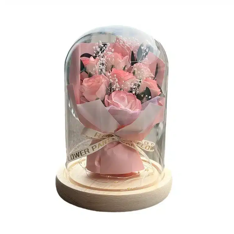 Bouquet rose éternelle mariage 14