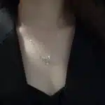 Collier petit nœud argent pour femme 5