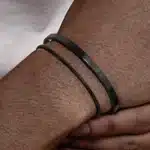 Double bracelet manchette homme 5