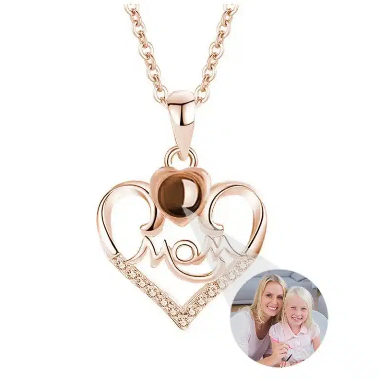Collier couple photo projection maman 2
