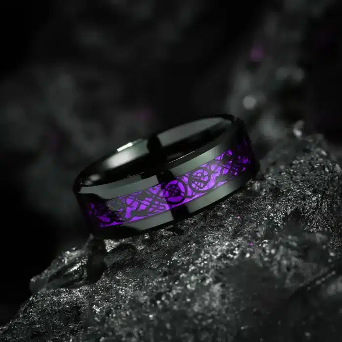 Bague claddagh couple violette 5