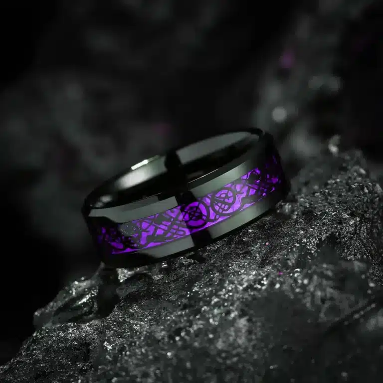 Bague claddagh couple violette 5