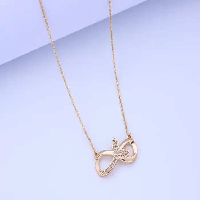 Collier couple infini brillant pour femme 6