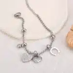 Bracelet femme breloques porte-bonheur 5