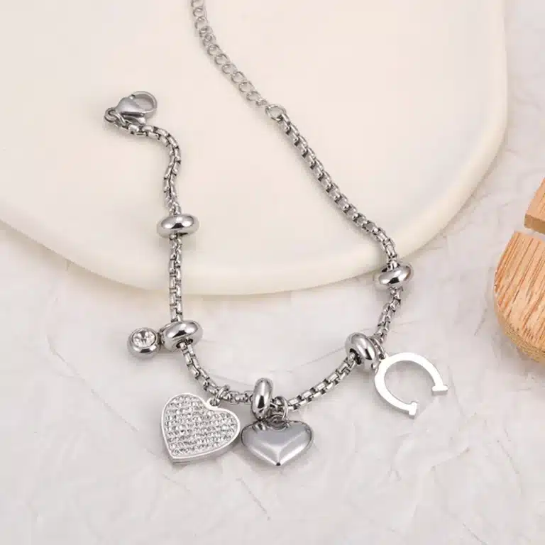 Bracelet femme breloques porte-bonheur 5