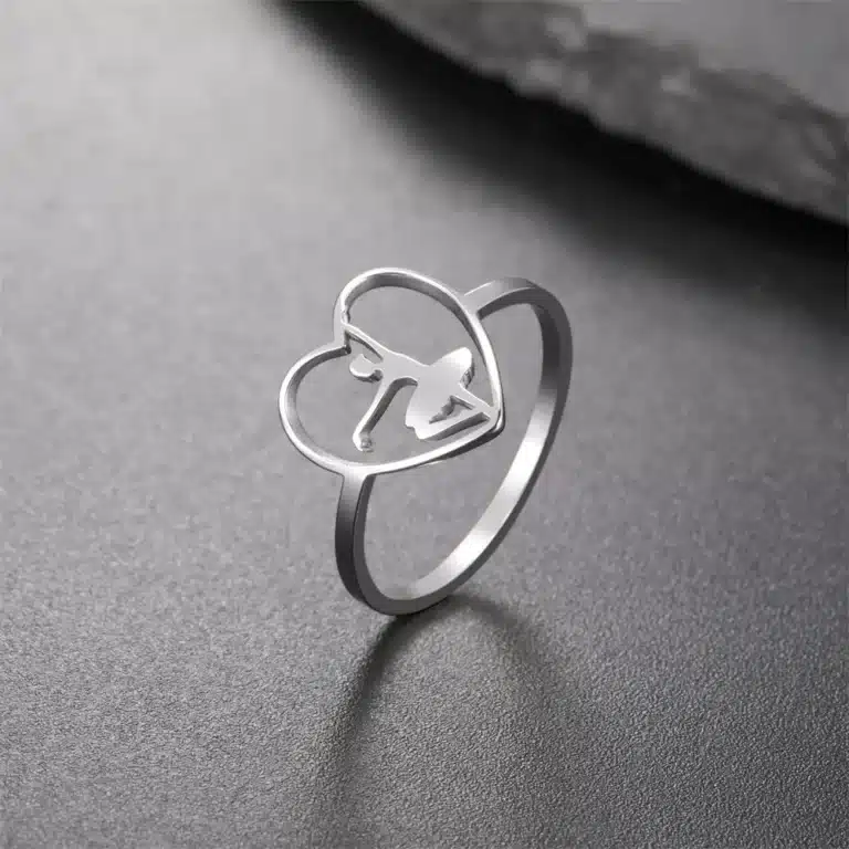 Bague de promesse ballerine femme 2
