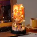 Bouquet rose éternelle lumineuse 3