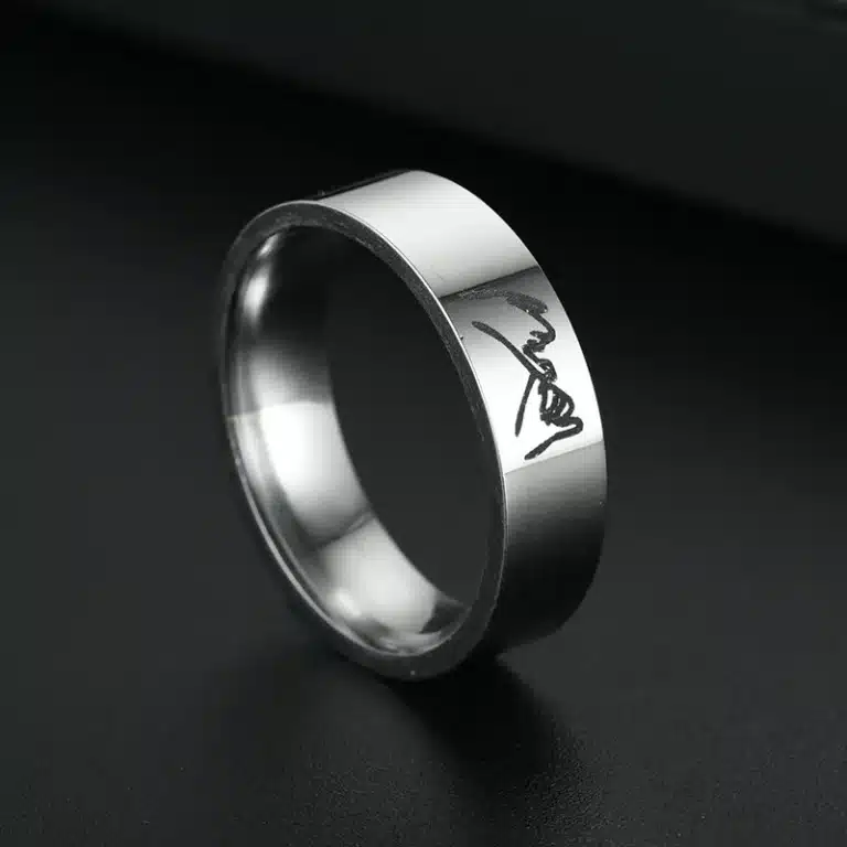 Bague de promesse love you 4