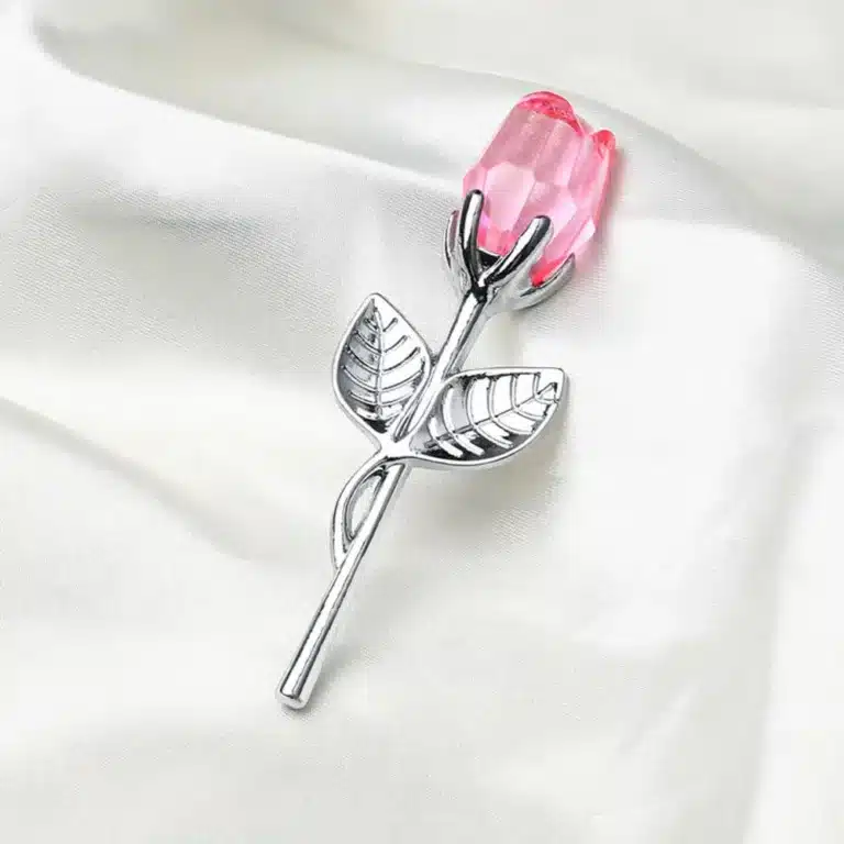 Rose éternelle en verre 4