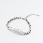 Duo bracelets couple coeur original qui s'emboîte 4