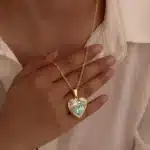 Collier coeur original pour femme 2