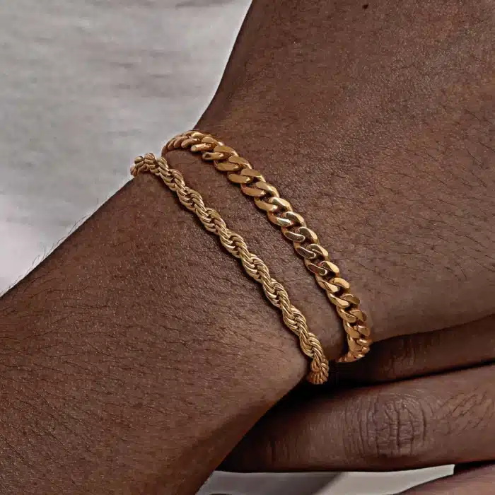 Duo bracelets tressés pour homme 2