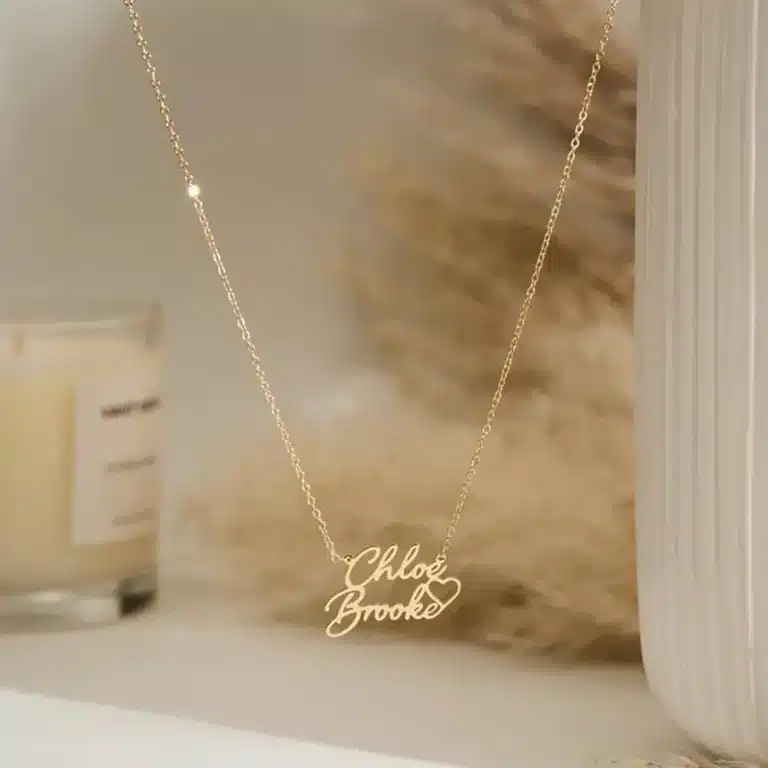 Collier couple vintage symbolique femme 3