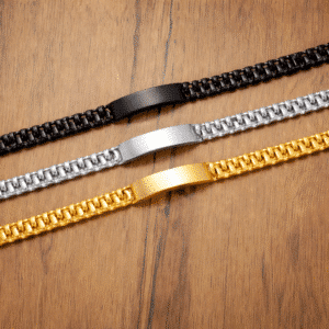 Bracelet fin personnalisé pour homme