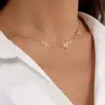 Collier femme personnalisé acier inoxydable plusieurs prénoms 2