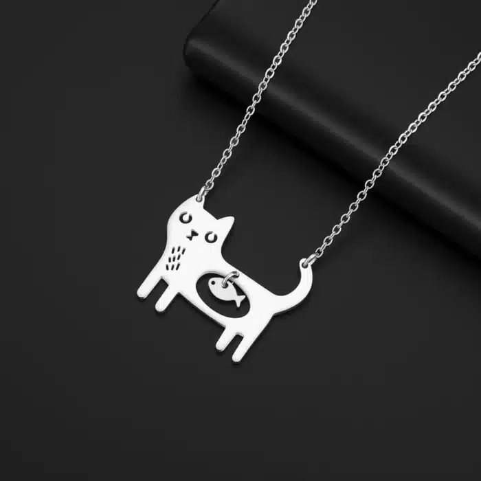 Collier couple chat poisson 3