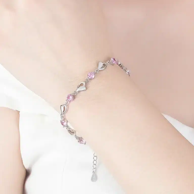 Bracelet couple femme coloré brillant 2