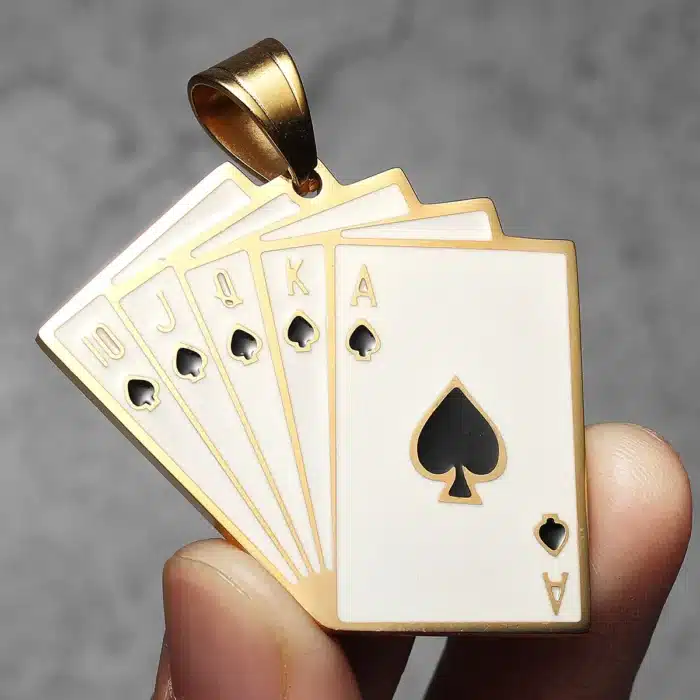 Collier couple jeu de cartes 3