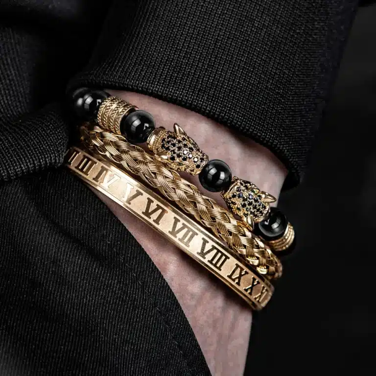 Trio de bracelets pour homme 3