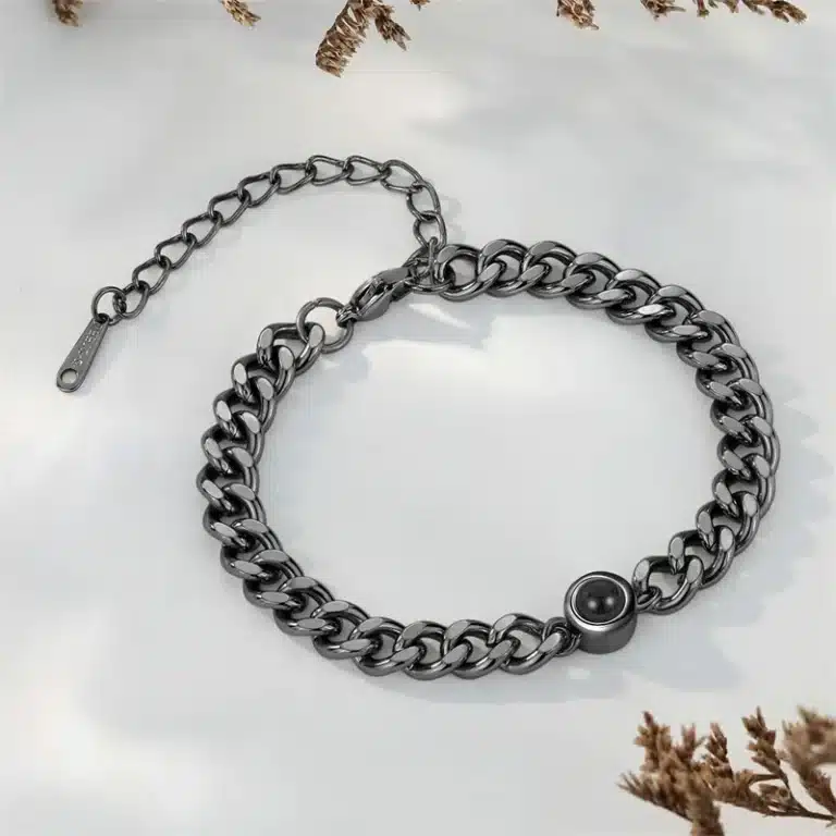 Bracelet personnalisé photo homme 3