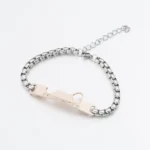 Duo bracelets couple coeur original qui s'emboîte 3