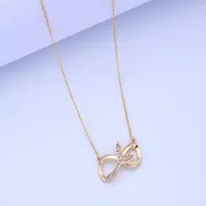 Collier couple infini brillant pour femme 2