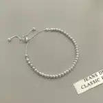 Bracelet couple boules fines pour femme 1