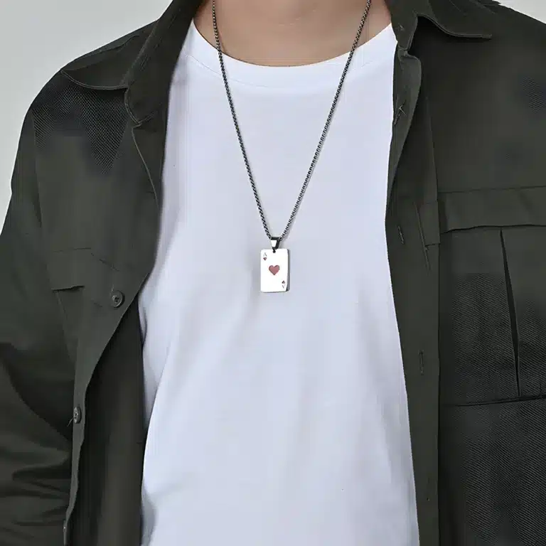Collier couple as de coeur 5