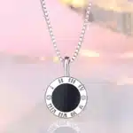Collier femme rond chiffré 2