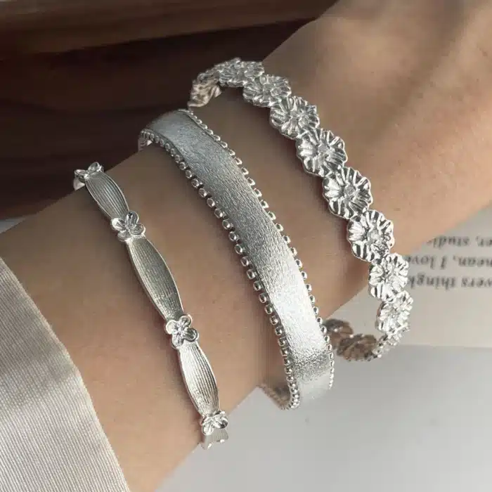 Trio bracelets vintage pour femme 1