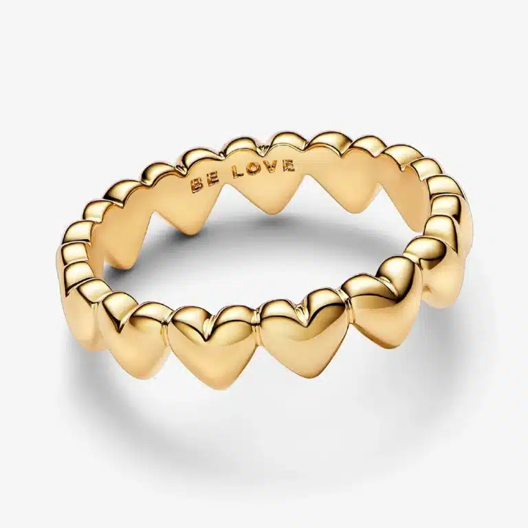 Bague de promesse petits coeurs pour femme 2