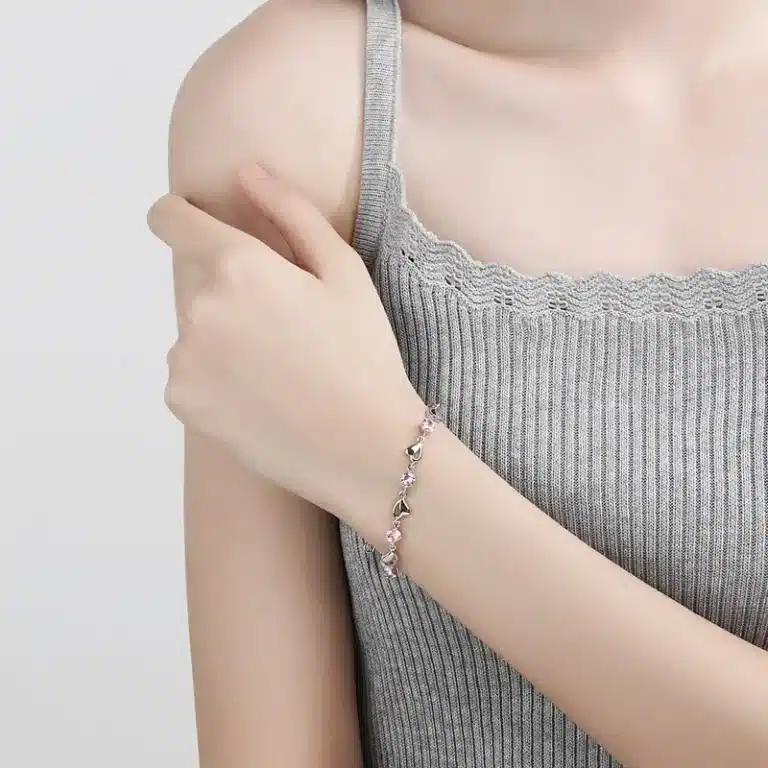 Bracelet couple femme coloré brillant 3