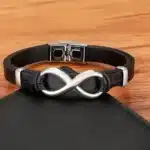 Bracelet couple infini cuir pour homme 22