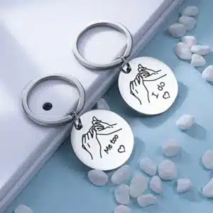 Porte-clés couple promesse 3