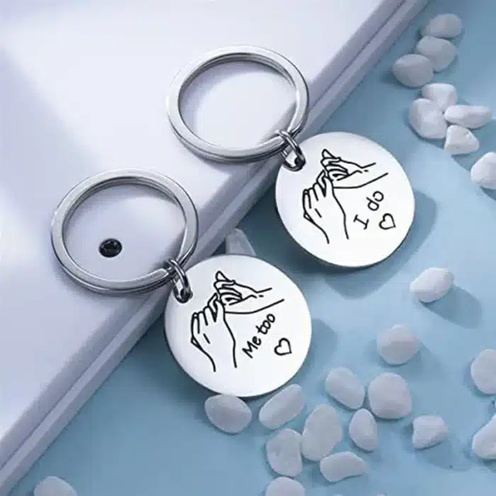 Porte-clés couple promesse 3