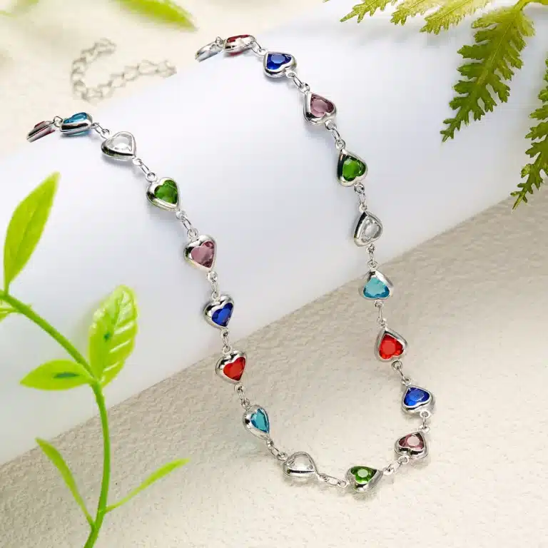 Collier coeur ras du cou pour femme 2