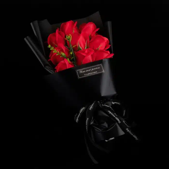 Bouquet 9 roses éternelles 3