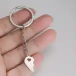 Porte-clés couple coeur personnalisé 3