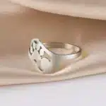 Bague couple patte de chien mignonne 4