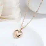 Collier coeur moderne femme 2