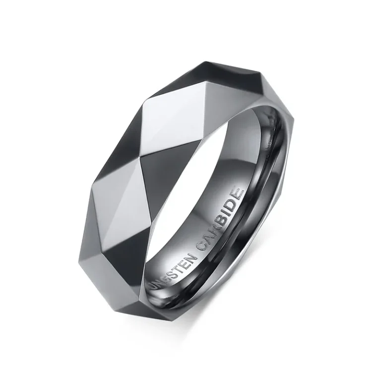 Bague de promesse géométrique 3