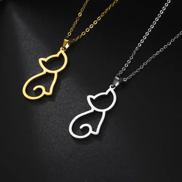 Collier couple chaton mixte 1